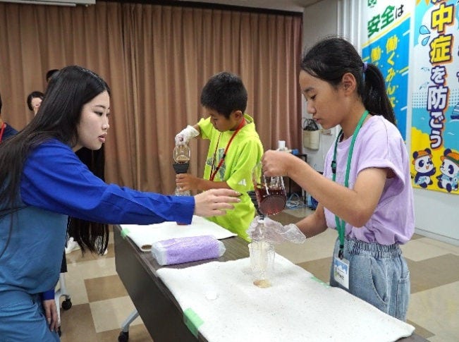 廃食用油リサイクルの模擬体験