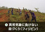 異常気象に負けない森づくり（フィリピン）