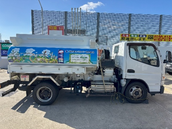 Tanker truck for which emissions are being offset