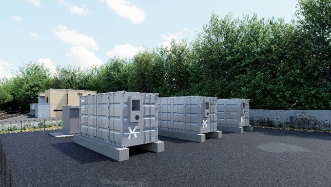 Figure: Rendering of the completed BESS in Matsuura City, Nagasaki Prefecture