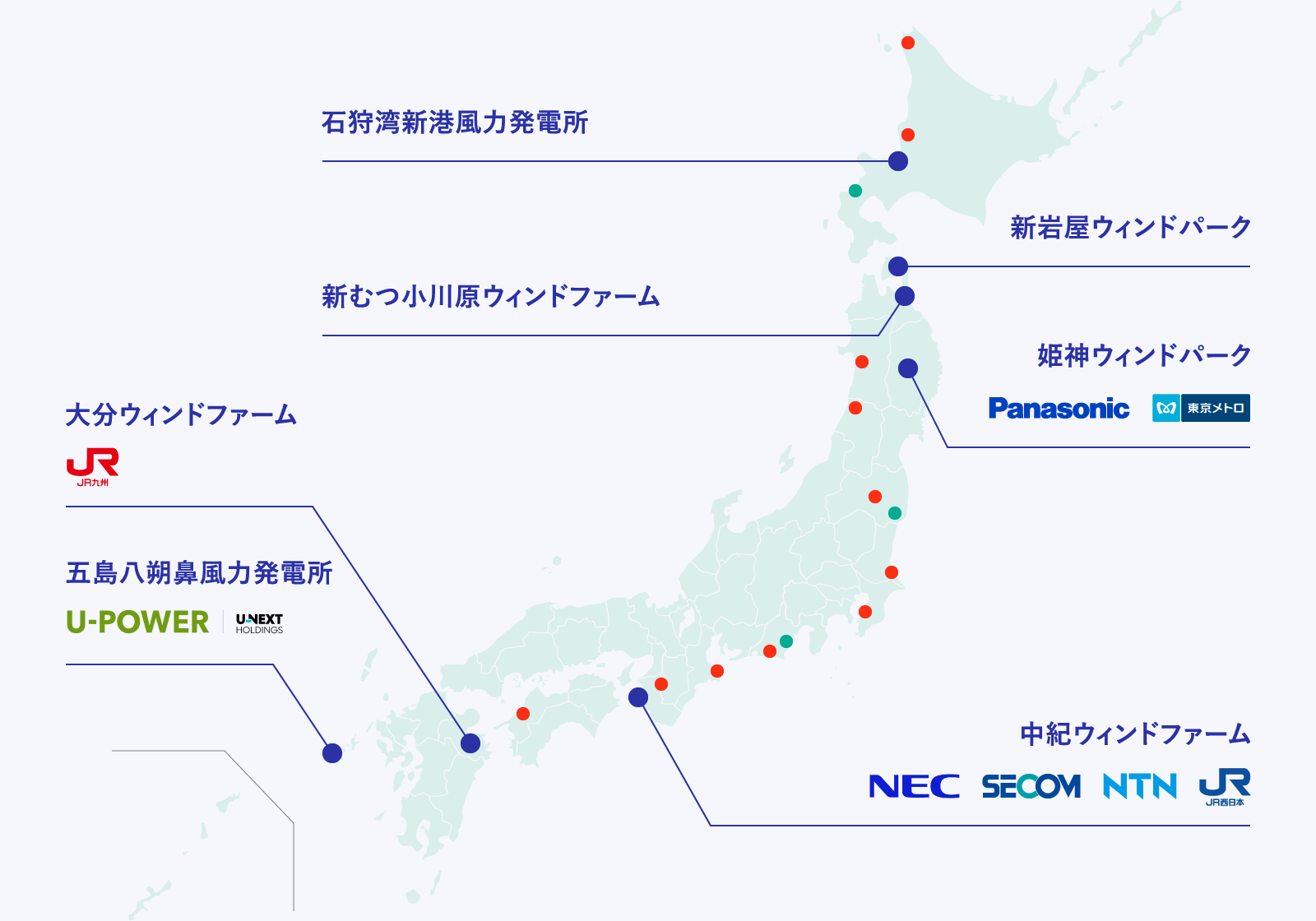 FIPサイトの地図