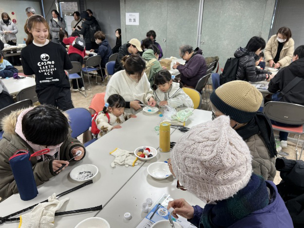 ペットボトルキャップを使用した環境ワークショップ