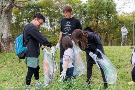 清掃活動の様子（千葉県市原市）